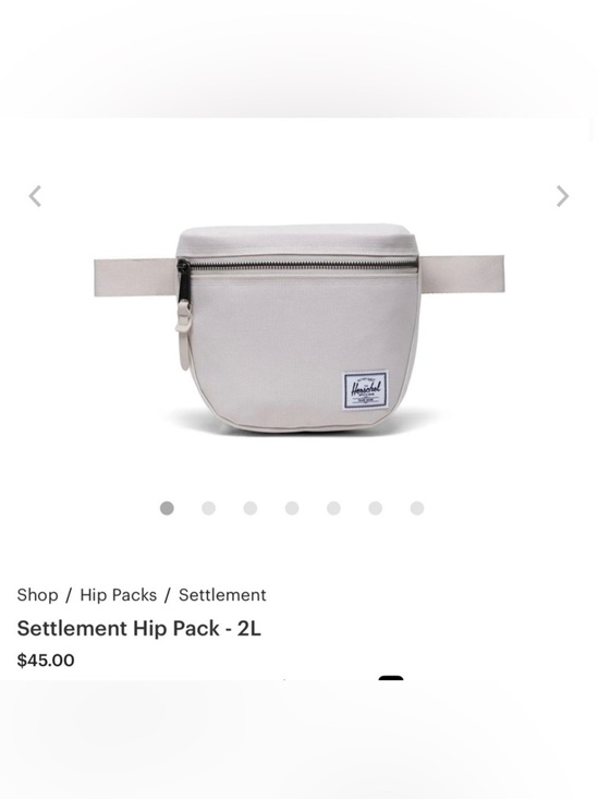 Herschel Supply Company Handbags - Herschel Supply Company Settlement Hip Pack - Light Cream